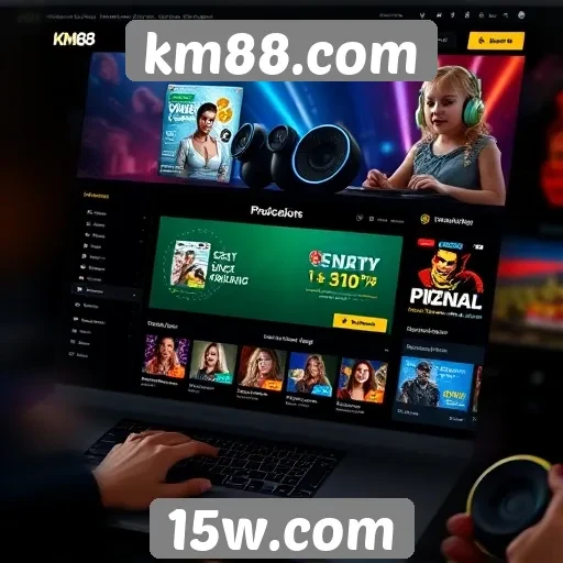Análise da interface do usuário do km88.com
